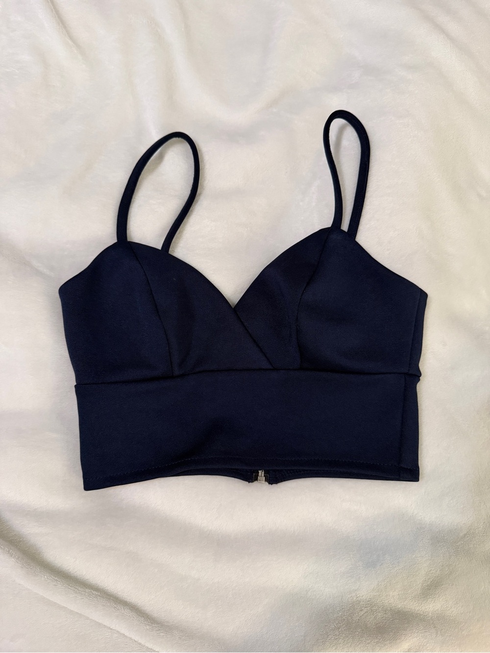 TOPSHOP Women’s Navy Bralette Crop Top